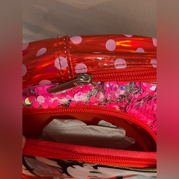 Friends Sanrio Hello Kitty Pink, Red Polka Dots Mini Backpack‎ - Picture 7 of 7
